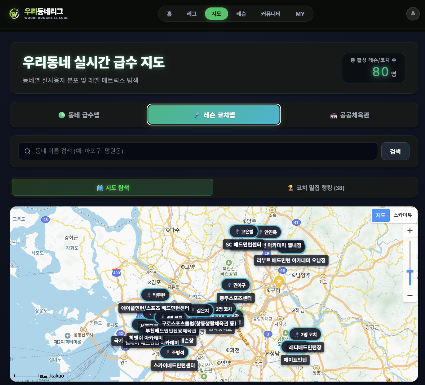 코치 맵